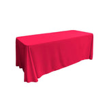 Fuchsia 100% Polyester Rectangular Tablecloth 90" x 132"