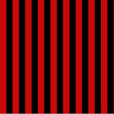 Red Black Stripe 1" inch Satin Fabric