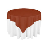 Rust Overlay Tablecloth 60" x 60"