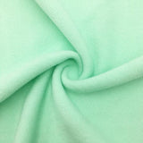 Mint Anti Pill Solid Fleece Fabric / 50 Yards Roll