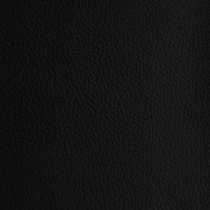 Black 1.2 mm Thickness Textured PVC Faux Leather Vinyl Fabric