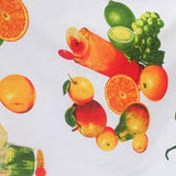 Tropical Fruit Poly Cotton Fabric