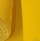 Yellow Velvet Flocking Fabric